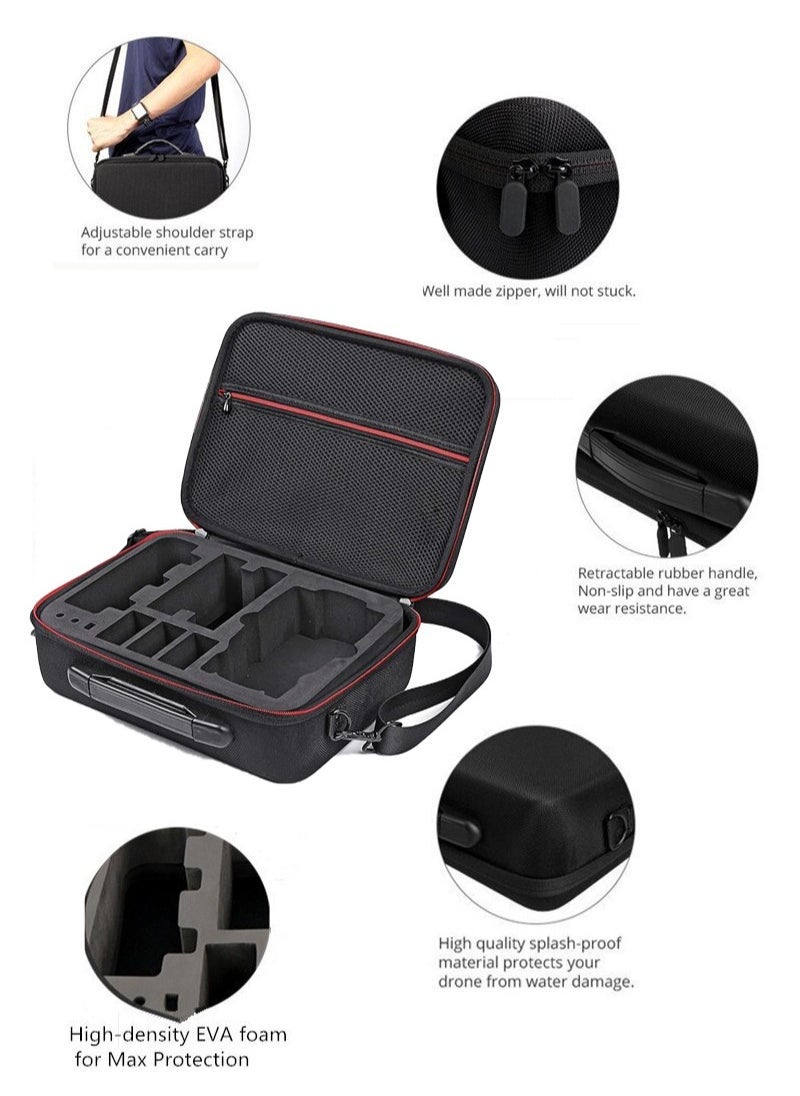 Arabest Hard Carrying Case for DJI Mavic Air Drone, Portable Handbag with EVA surface Fits Drone, Batteries, Controller, Charger, Propellers and Accessories  - Image 2