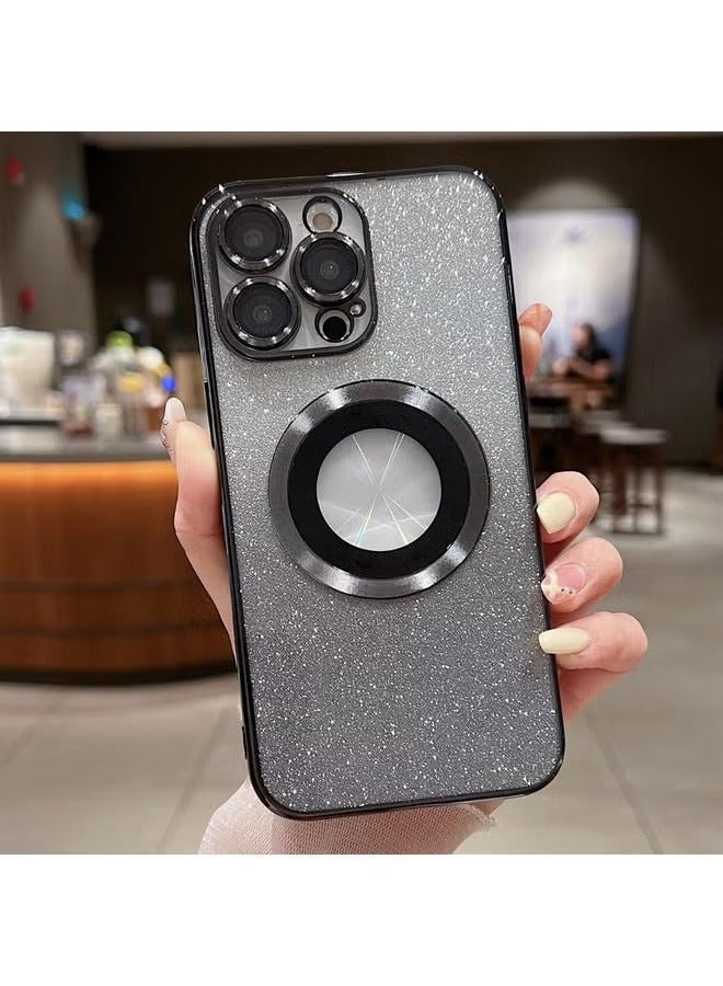 erorex Glitter Case for iPhone 16 Pro Max with Ring Holder