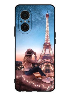 Covernex Protective Case Cover For Huawei nova 9 SE 5G Hat Girl and Eiffel Tower  - Image 1