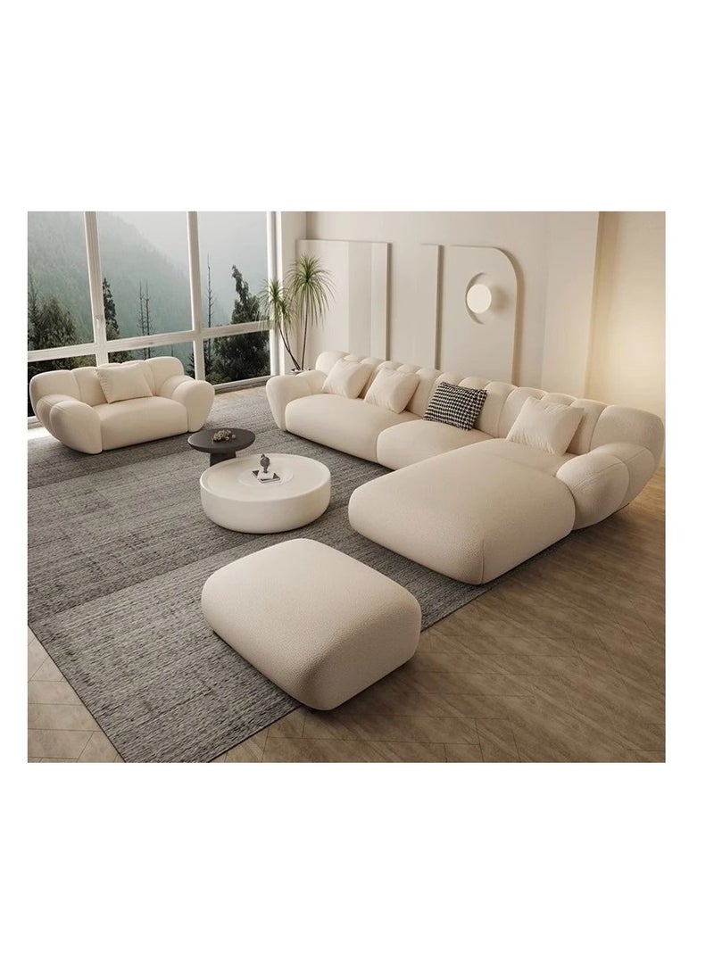 Comfynest Comfynest L Shape Modern Sofa Set With Chair And Ottoman  - Image 1