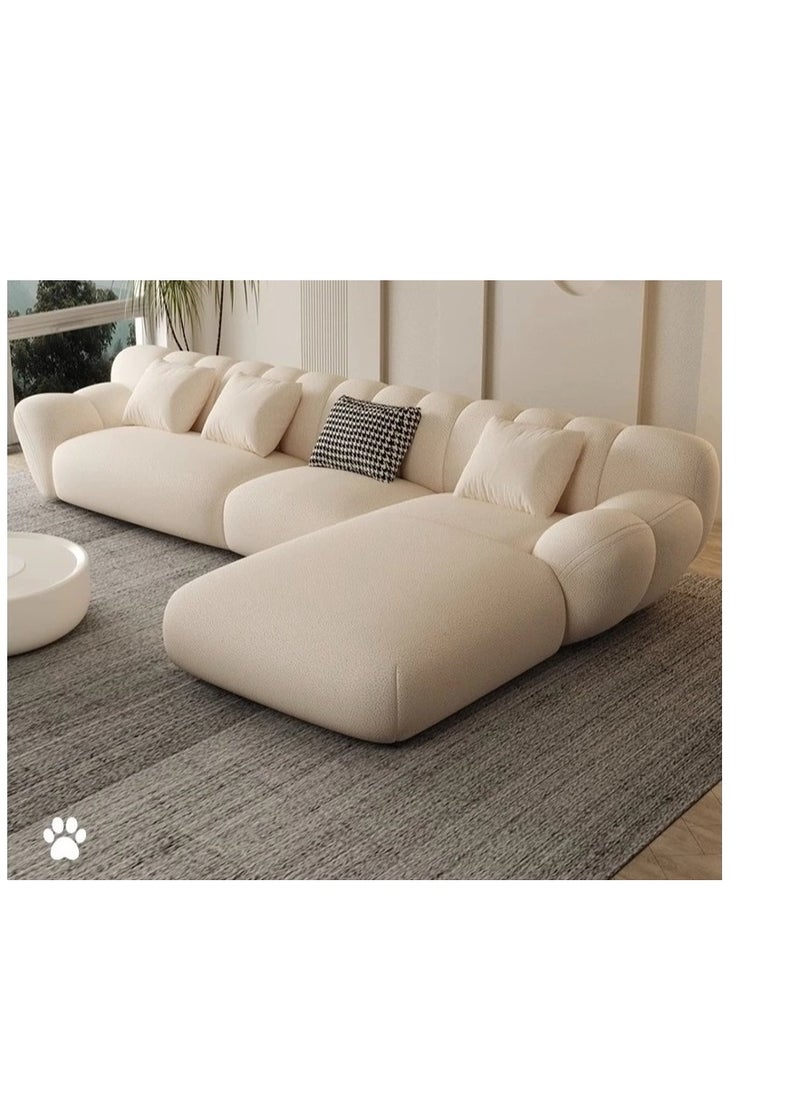 Comfynest Comfynest L Shape Modern Sofa Set With Chair And Ottoman  - Image 2