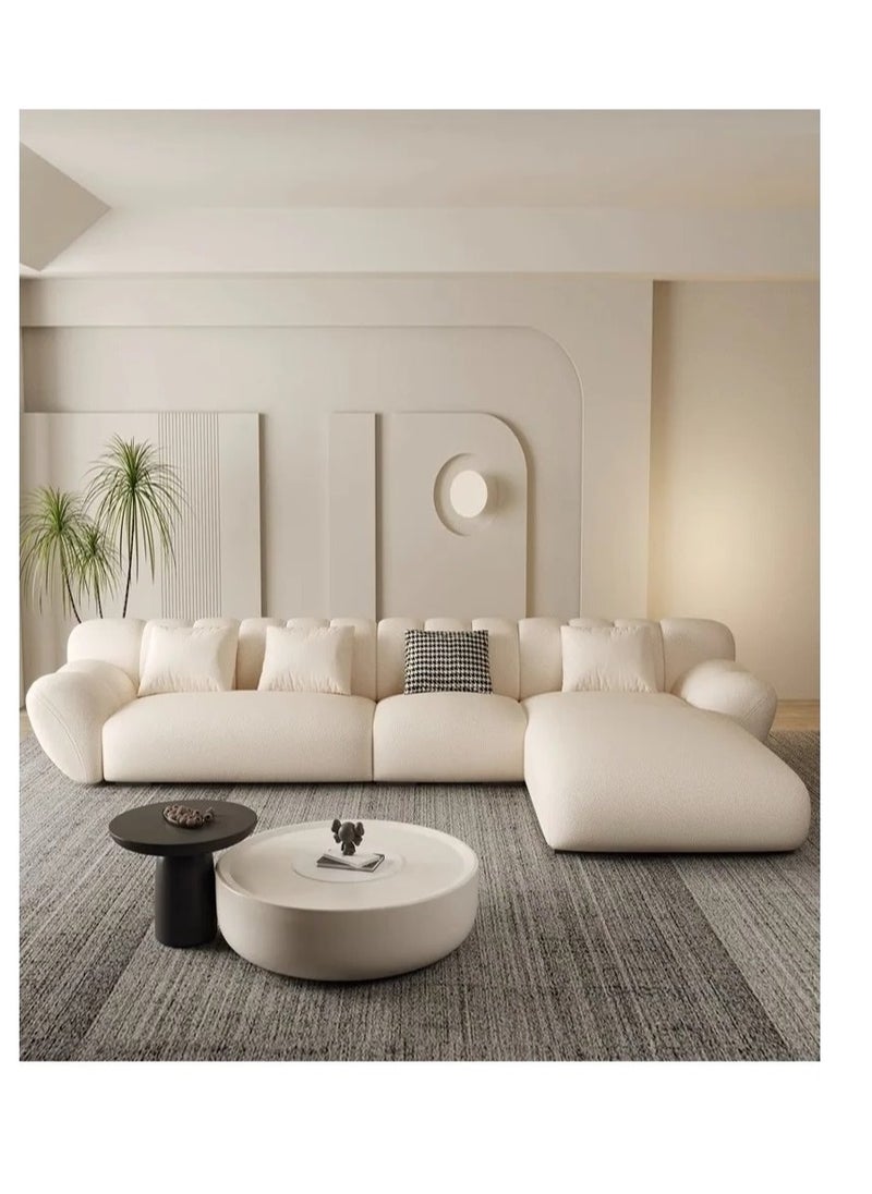 Comfynest Comfynest L Shape Modern Sofa Set With Chair And Ottoman  - Image 3