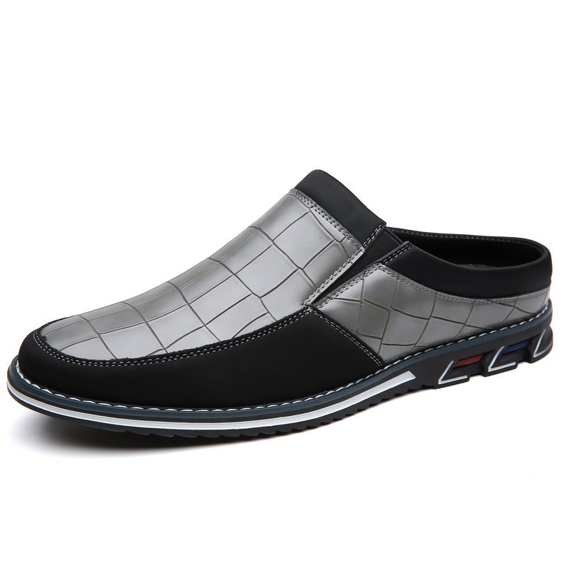 Prince Men'S Half Slipper Shoes 51 No Heel 52 Men'S Shoes Casual Lazy Slippers Plus Size 53 Baotou Slippers - Image 5