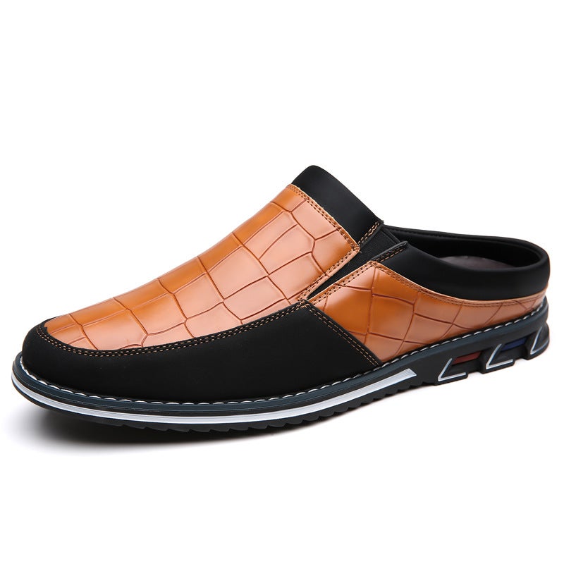 Prince Men'S Half Slipper Shoes 51 No Heel 52 Men'S Shoes Casual Lazy Slippers Plus Size 53 Baotou Slippers - Image 2