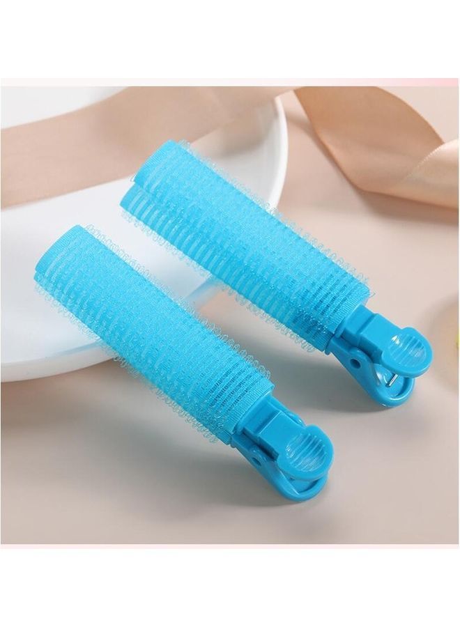 NIBEMINENT 2-Piece Professional Self Grip Hair Rollers Set Blue