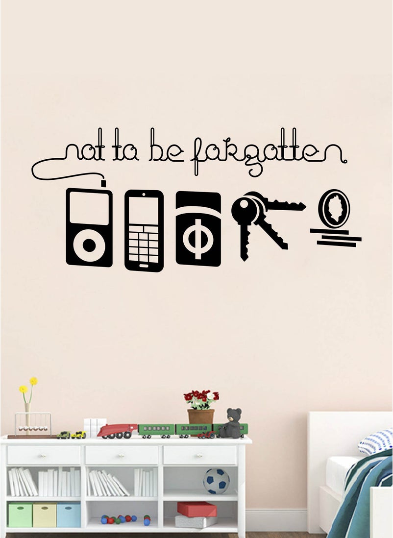 Spoil Your Wall Not to be Forgotten Design Wall Decal - Wall Arts Home Décor - Wall Sticker, 60x27 cm by Spoil Your Wall  - Image 1