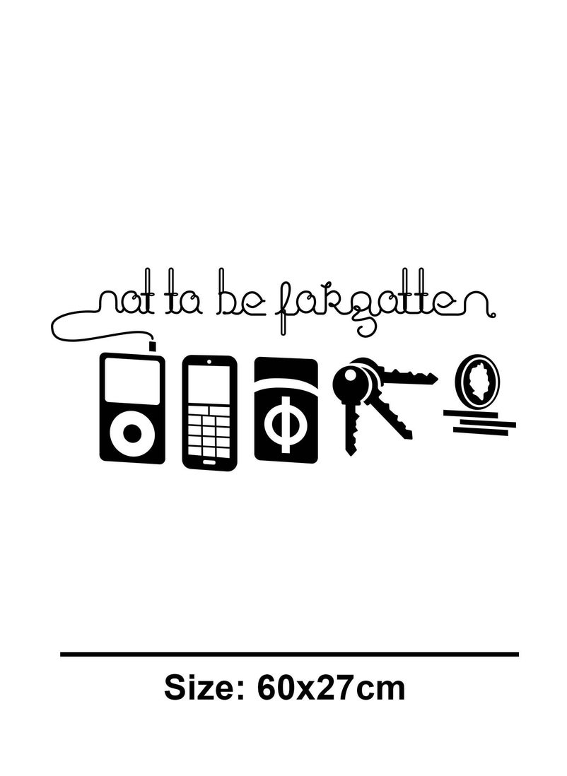 Spoil Your Wall Not to be Forgotten Design Wall Decal - Wall Arts Home Décor - Wall Sticker, 60x27 cm by Spoil Your Wall  - Image 3