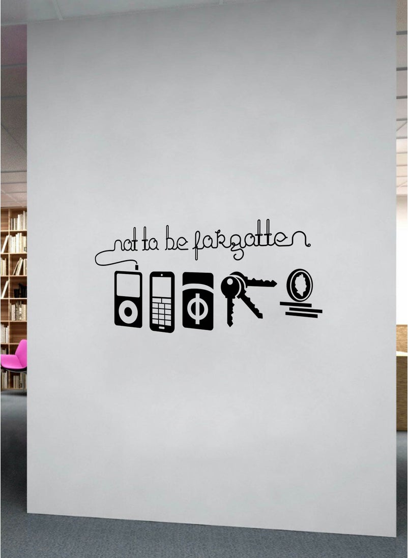 Spoil Your Wall Not to be Forgotten Design Wall Decal - Wall Arts Home Décor - Wall Sticker, 60x27 cm by Spoil Your Wall  - Image 2