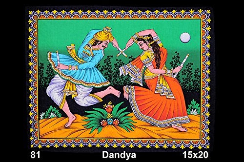 Shivam Home Dcor Indian Traditional Wall Hanging Raja Rani Cloth Tapestry
