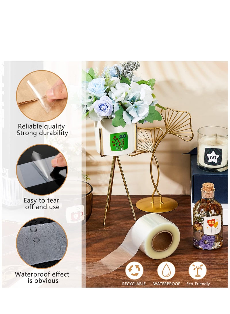 500 Clear Waterproof Label Protectors - 1.96x1.96in Seals for Barcodes, Clothes, Food & More - Ideal for Labs, Offices & Supermarkets - Image 4