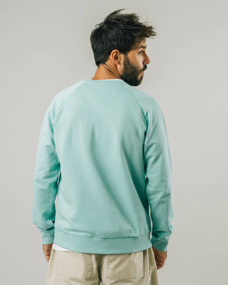 Brava Fabrics Out of Office Sweatshirt Pool 100% Organic Cotton