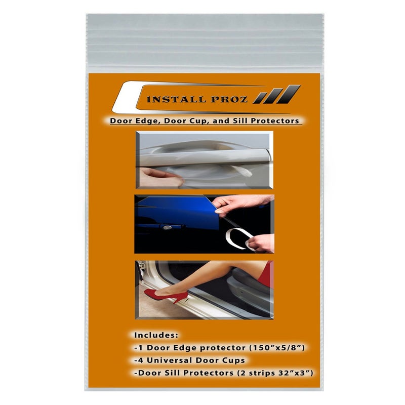 Install Proz SelfHealing Clear Paint Protection Film Kits BundleDoor Edge Door Cup and Door Sill