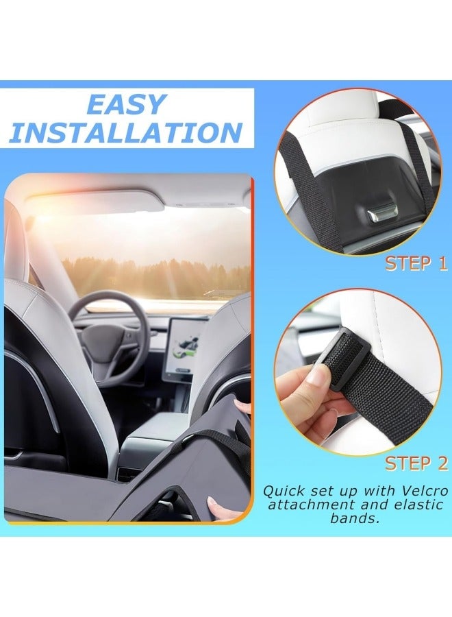 GGEROU Car Travel Rear Seat Mattress Extension Plate,Increase Travel Trunk Space Car Bed Camping Space, Sleeping Head Protection,Folding for Car, SUV - Image 5