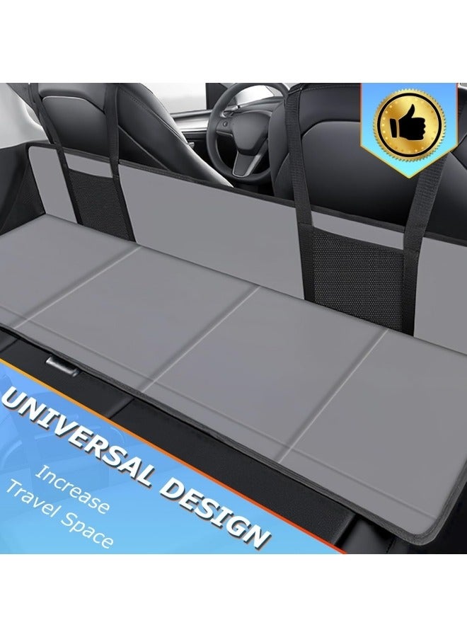 GGEROU Car Travel Rear Seat Mattress Extension Plate,Increase Travel Trunk Space Car Bed Camping Space, Sleeping Head Protection,Folding for Car, SUV - Image 3