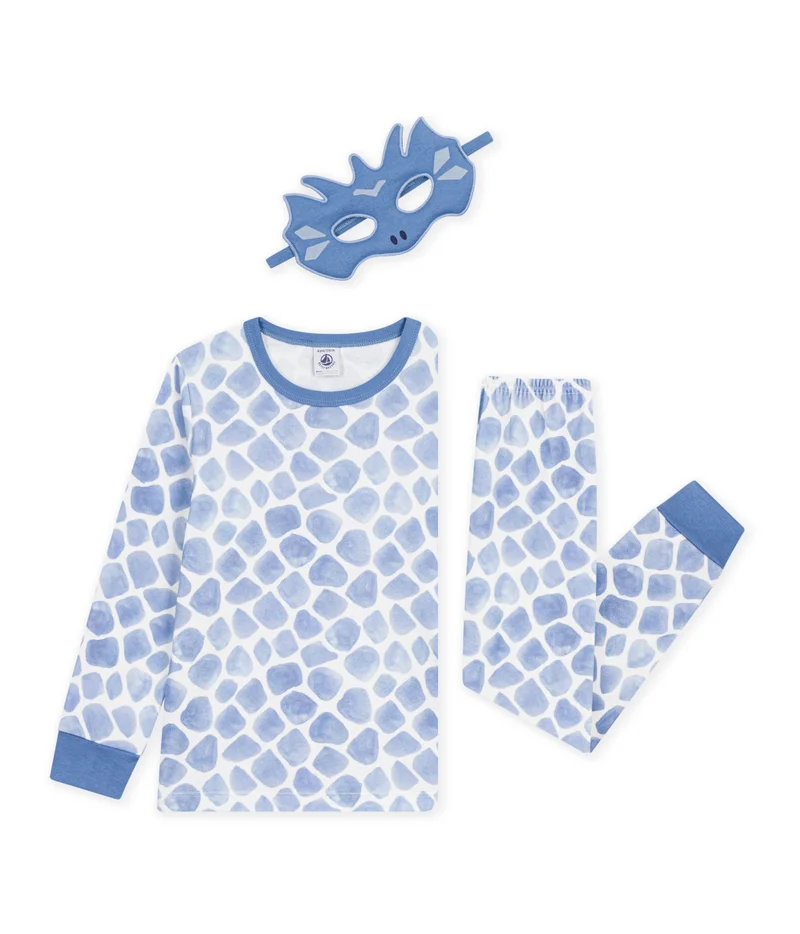 Petit Bateau Children's Cotton Dragon Costume Pyjamas