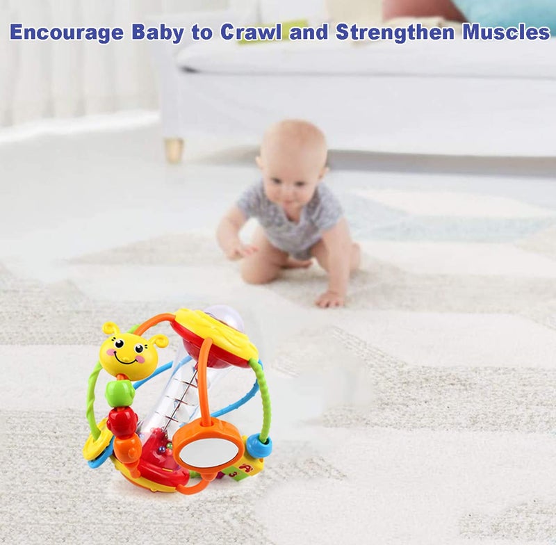 HOLA Baby Toys 0 6 Months Rattle Activity Ball Infant Old Baby Shaker Grab Spin Crawling for 3 6 9 12 - Image 5