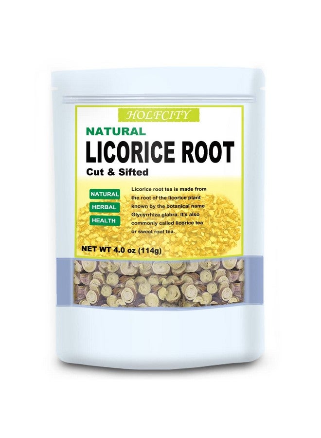 Natural Licorice Root, Cut & Sifted, 4.0oz(114g), 100% Licorice Herbal Root - Image 1