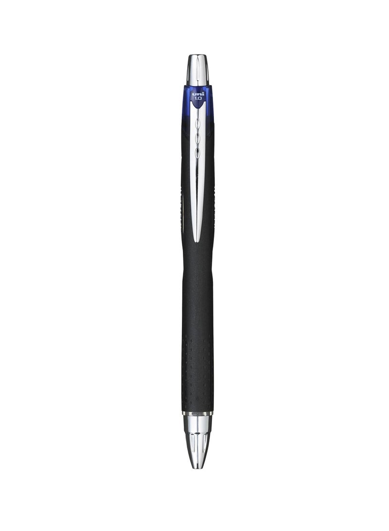 Uniball 1-Piece Jetstream Retractable Rollerball Pen 1.0mm Tip Blue Ink - Image 1