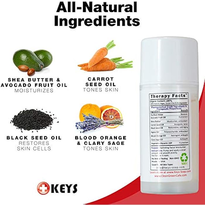 Keys Care Luminos Hydrating Clear Natural Moisturizer - Makeup Base For Radiant Skin - Anti-Aging & Treats Discoloration For All Skin Types - Image 5