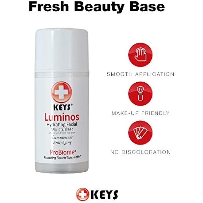 Keys Care Luminos Hydrating Clear Natural Moisturizer - Makeup Base For Radiant Skin - Anti-Aging & Treats Discoloration For All Skin Types - Image 4