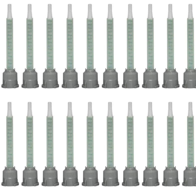 FRIGIIRE Mixing Nozzles Adhesive Cartridges Tip for 50ml Resin Mixer Adhesive Applicatior 16-Element, 3.6in, 1:1 & 2:1 ratios(20 Pieces) - Image 1
