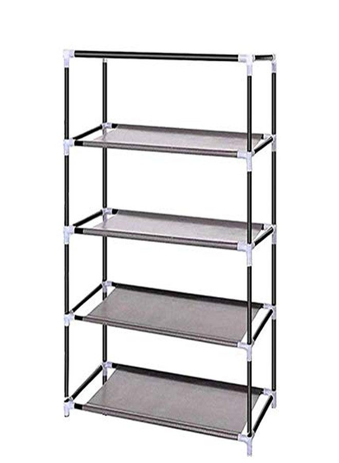 RIDHAAN Wardrobe Organizer for Kids and Women, Durable Storage Rack for Clothes (4 Layers, Blue) - Image 4