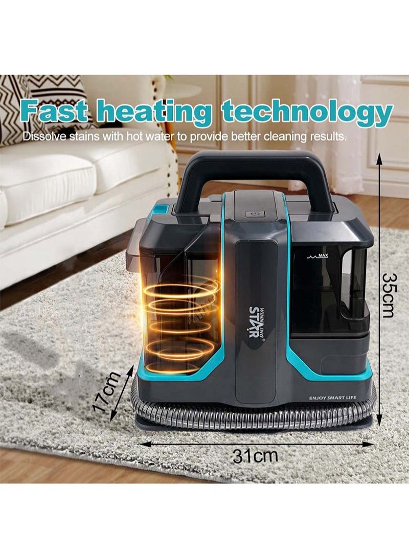 Winning Star Carpet Cleaner Machine Portable Upholstery Spot Cleaner Powerful Suction Couch, Rug, Sofa, Pet Stain & Car Seat - Image 5