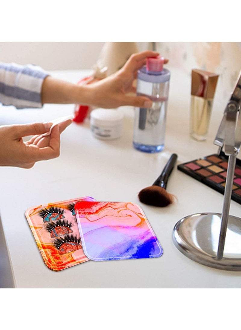 Graffiti Resin - Eyelash Display Tray Square Mold 2 Pieces - Image 1