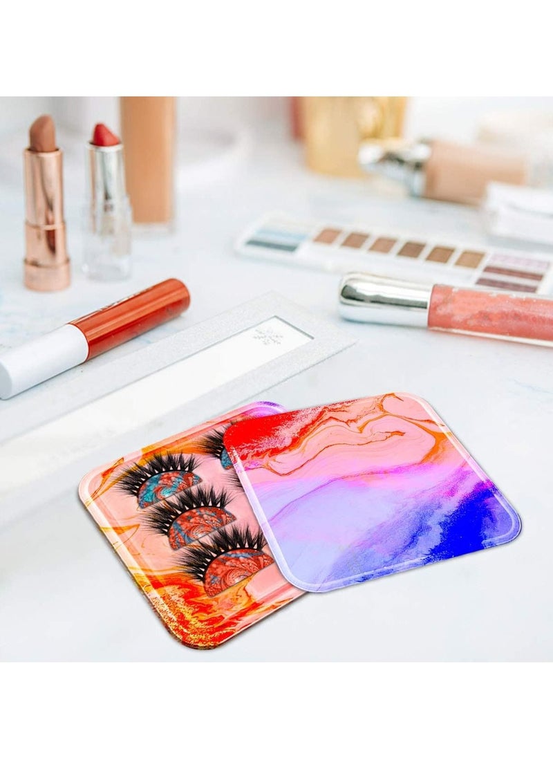 Graffiti Resin - Eyelash Display Tray Square Mold 2 Pieces - Image 1