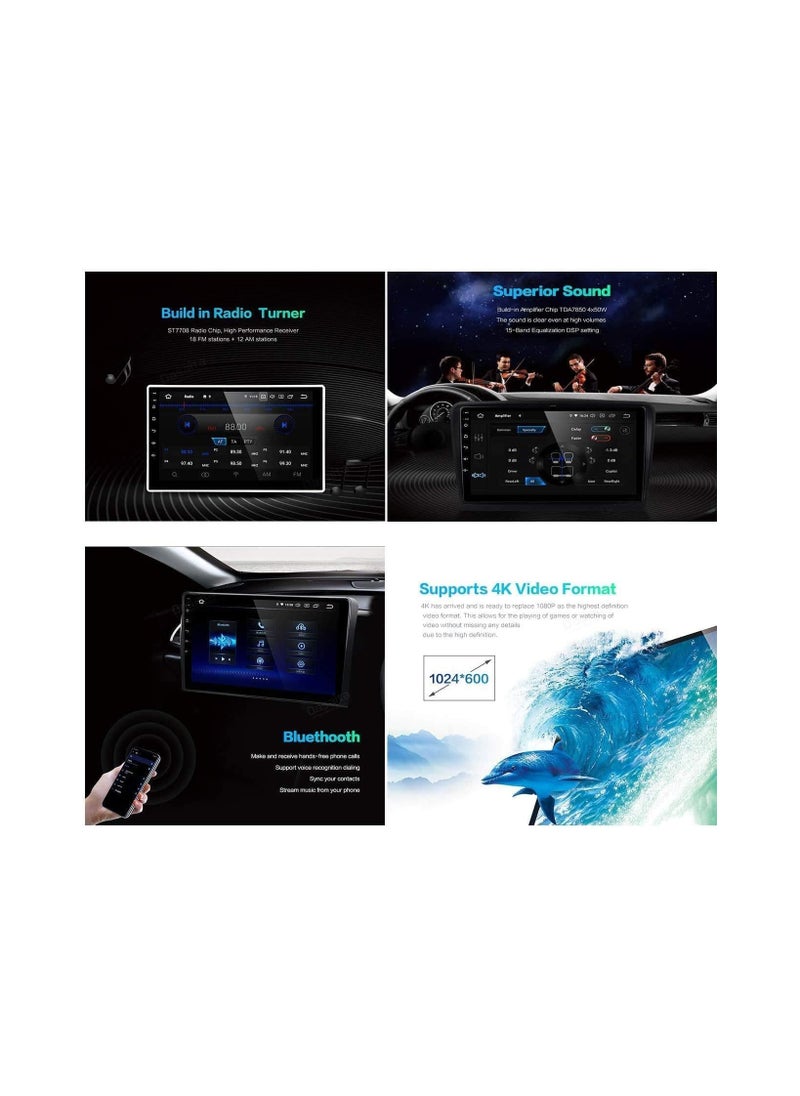 SHEZA STAR - Android Car Stereo for Toyota Yaris 2018 2019 2020 1GB RAM 32GB ROM 9 Inch MirrorLink WiFi BT, IPS Touch Screen with Backup Camera Included - Image 1