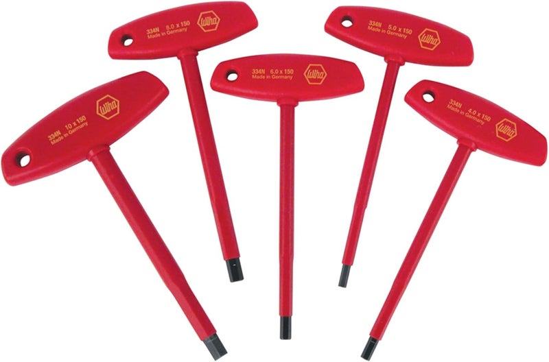 WIHA 33478 Insulated THandle Hex Metric Set with 40 50 60 80 and 100mm 5Piece - Image 2