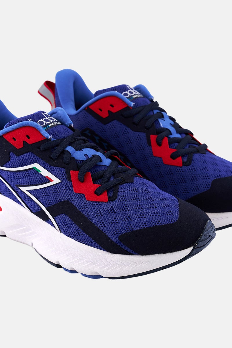 Men Lace Up Training Shoes, Blue