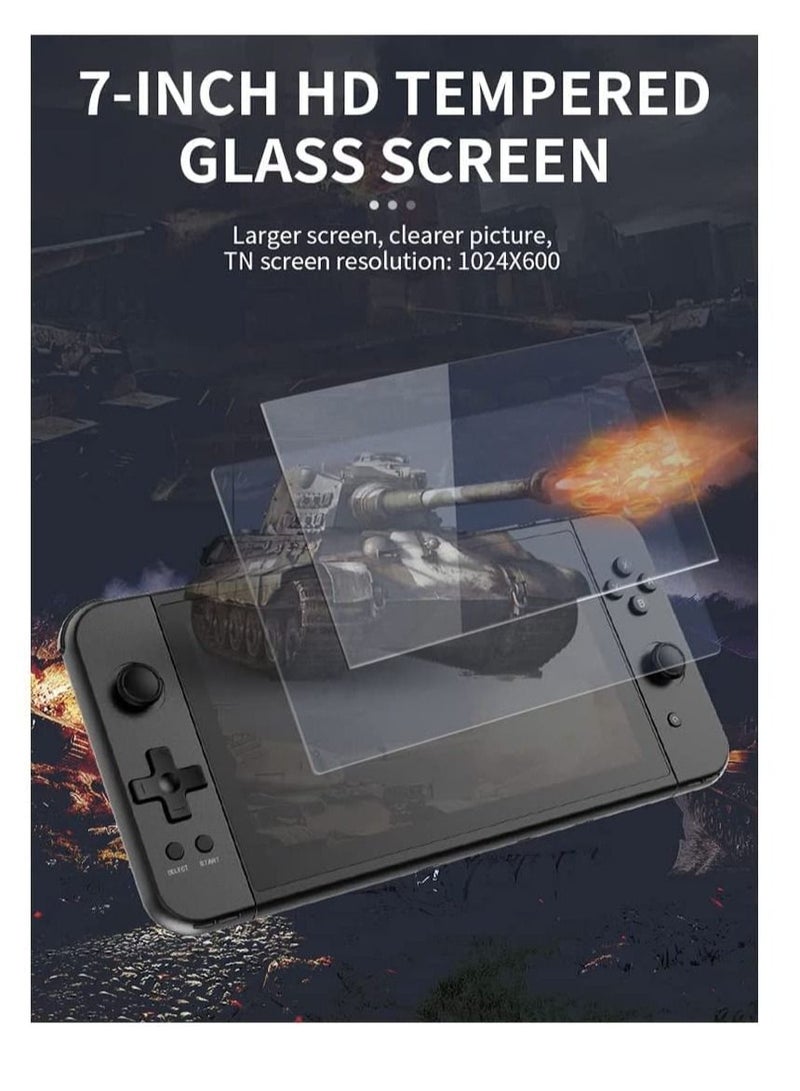 X70 Handheld Game Console, 7.0 inch IPS HD Screen Retro Games Consoles Classic Video Games Console with 64G Memory Cards & 6000 Games, Built-in 3500mAh Rechargeable Battery  - Image 4