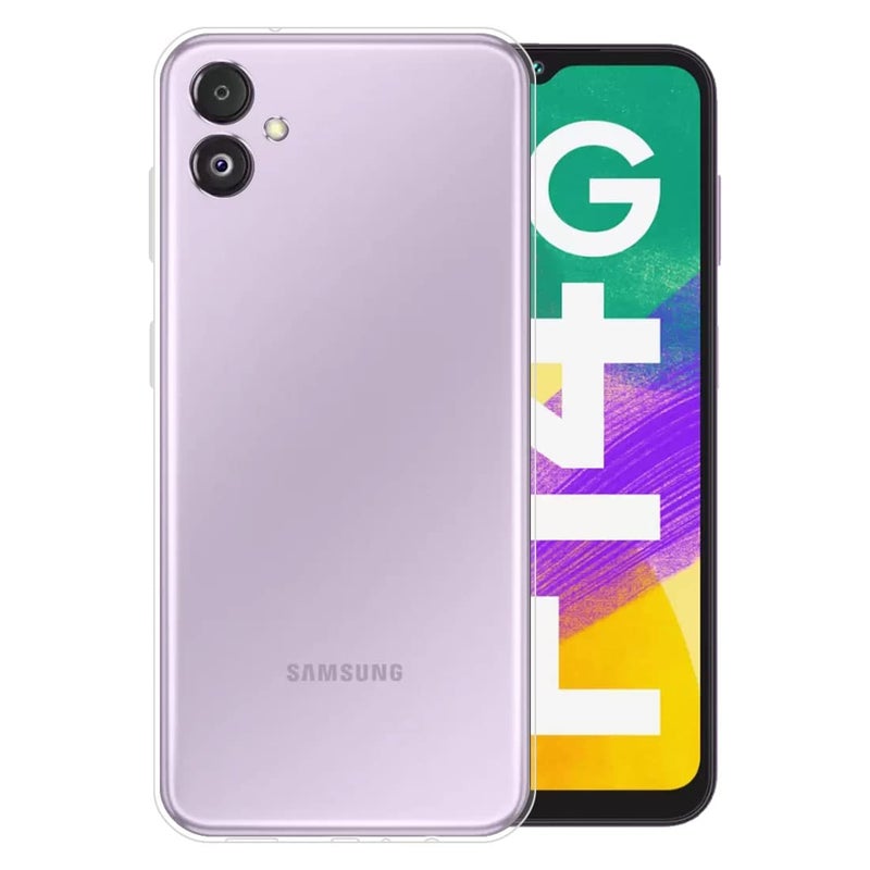 Nishtech غطاء خلفي هجين شفاف فائق الجودة لهاتف سامسونج جالاكسي F14 5G مع حماية للكاميرا - Image 1