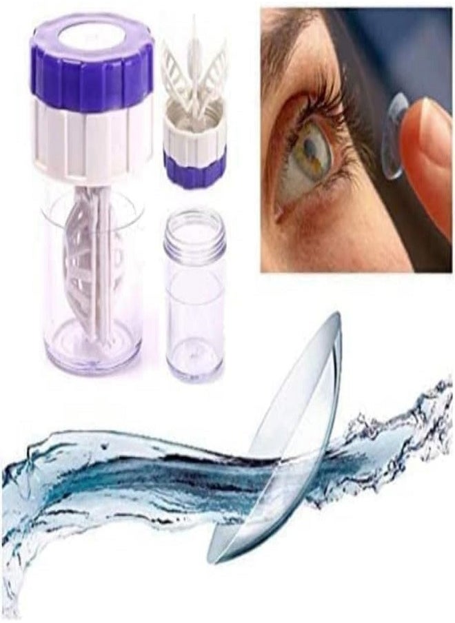 CLIWELL - Multi-Purpose Solution All In One and Plastic Contact Lens Cleaning Tool - 150ml - Image 1