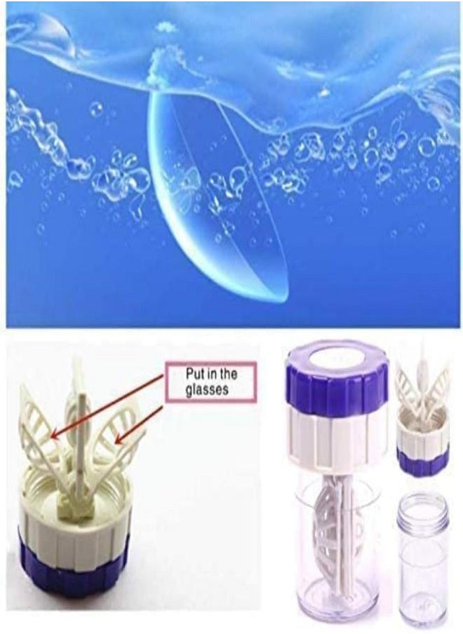 CLIWELL - Multi-Purpose Solution All In One and Plastic Contact Lens Cleaning Tool - 150ml - Image 1