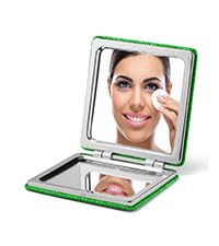 أوميرو Omiro Compact Mirror Glitter PU 1x/3x Migganific - Image 4
