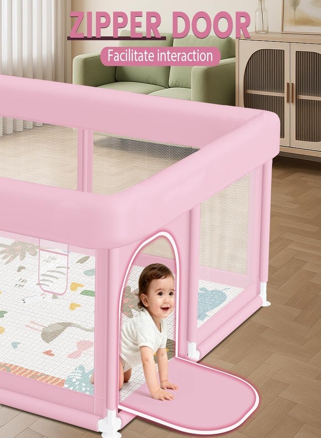Hiaksedt حظيرة لعب للأطفال من هياكسيدت، مقاس 48 × 48 بوصة - Image 5