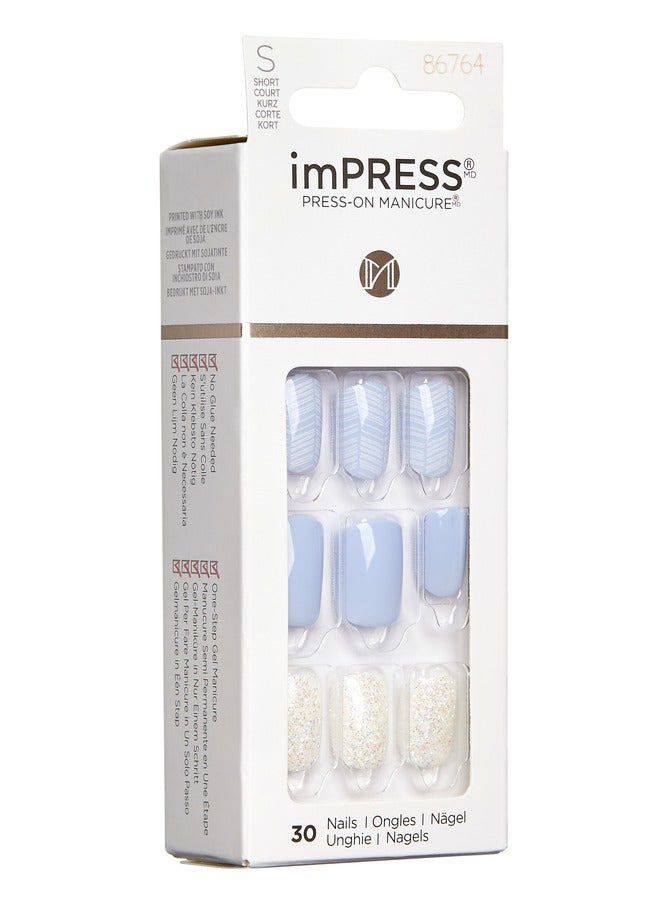imPRESS Press-on Manicure 30 Nails (lavender Whisper) IM27C Size S