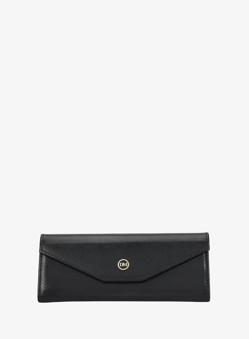 Da Milano Da Milano Genuine Leather Eyewear Protection Case - Black (SC-0012E)