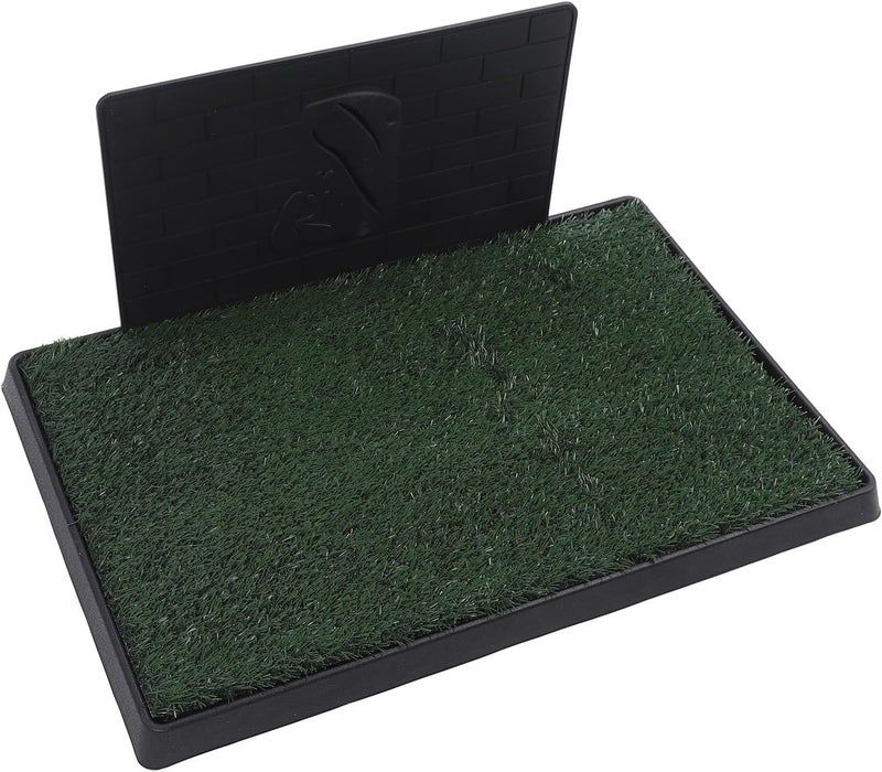 Dog Grass Pad, Premium Artificial Turf, Three Tier System, Reusable Mats, with Drainage Tray, for Dogs (Large Size with Baffle) - Image 3