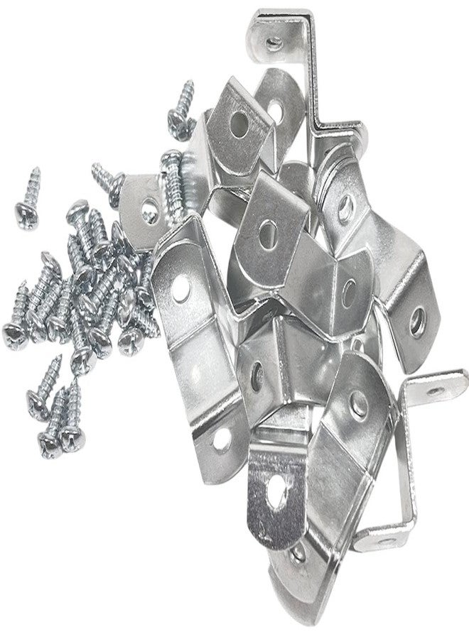 888 Corp 3/4" Canvas Offset Clips Premium Quality Duty with Screws 10 Pack - Image 3