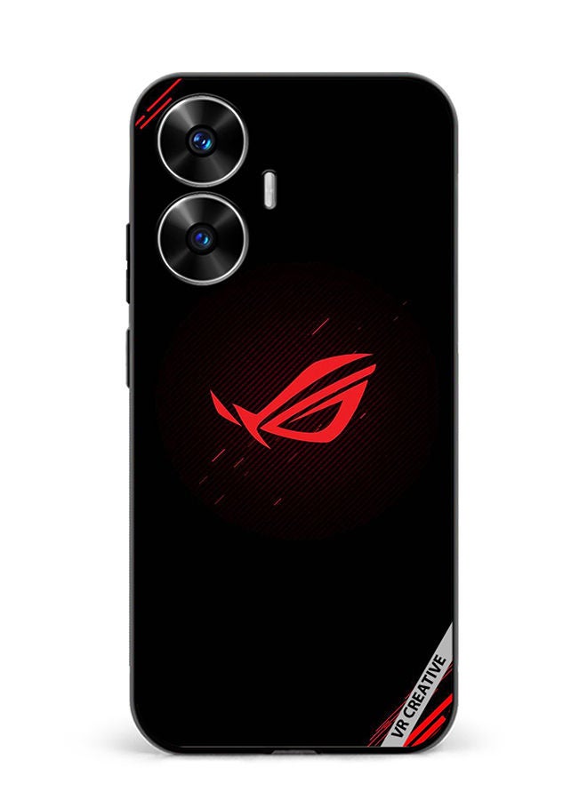 VR CREATIVE Protective Case Cover For Realme C55 Republic Of Gamers Logo Design Multicolour - Image 1