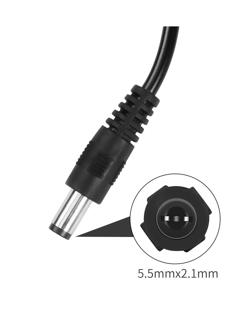 ماركة غير محددة - كابل توجيه USB DC 5V إلى 12V كابل طاقة تصاعدي كابل USB مخرج DC-12V - أسود - Image 1