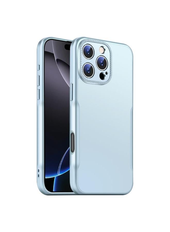 Zaboon For iPhone 16 Pro Max Blade Slim AG Matte Shockproof Phone Case(Blue)