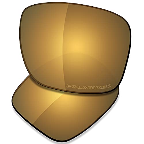 SAUCER Premium Replacement Lenses for Oakley Holbrook OO9102 | UV400 Protection, Anti-Scratch, Precise Fit & Enhanced Clarity Sunglasses High Defense - Bronze Gold Polarized - Image 1