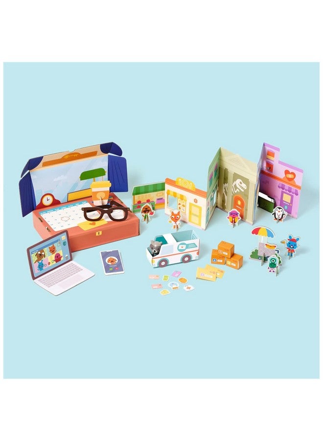 Sago Mini Big City, Activity Box with Pretend Play Toys & a Collectible Toy Figure, Kids Toys for Boys & Girls Ages 3 and up - Image 2