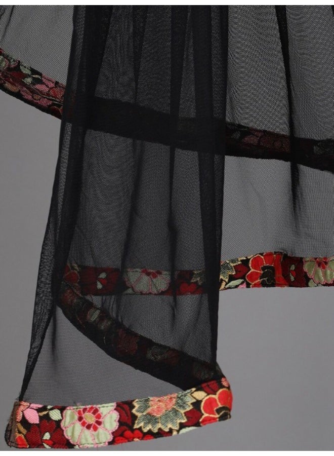 أيه كيه إس بدلة ليجها شولي بنقوش الزهور بلون الصدأ - Image 4