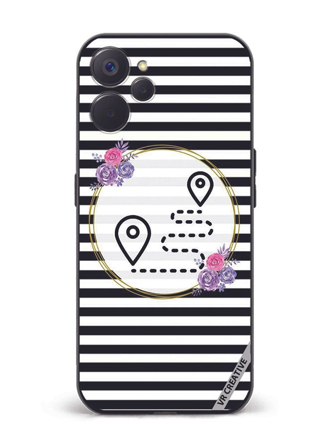 VR CREATIVE Protective Case Cover For Realme 10 5G Location Design Multicolour - Image 1