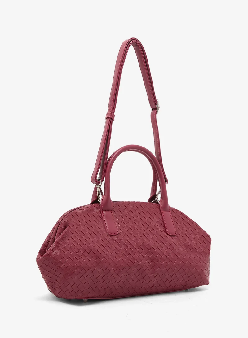 جلاموروس Woven Bowler Bag